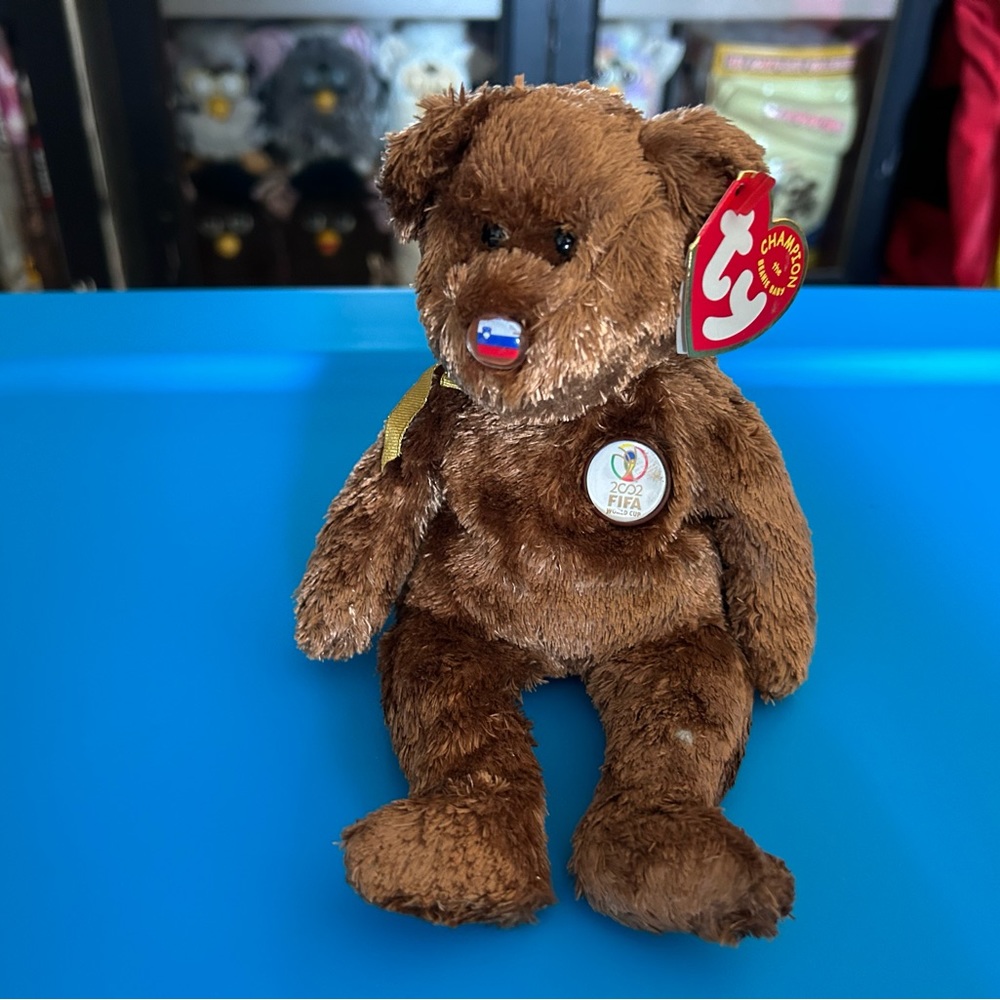Ty fifa beanie babies bear